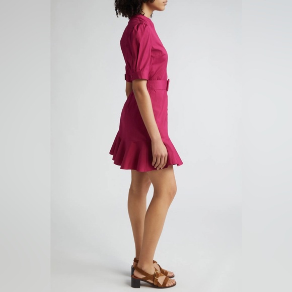 Veronica Beard Molly Belted Mini Shirtdress *NWT* - Picture 4 of 7